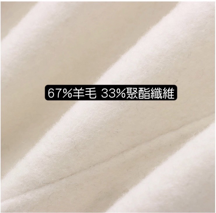 超級優惠價入冬戰袍毛毛袖雙面羊毛呢大衣