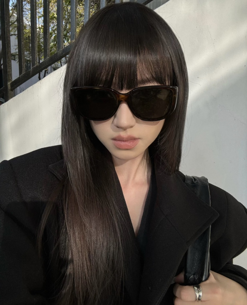 法國網紅類似款粗邊顯臉小大框墨鏡