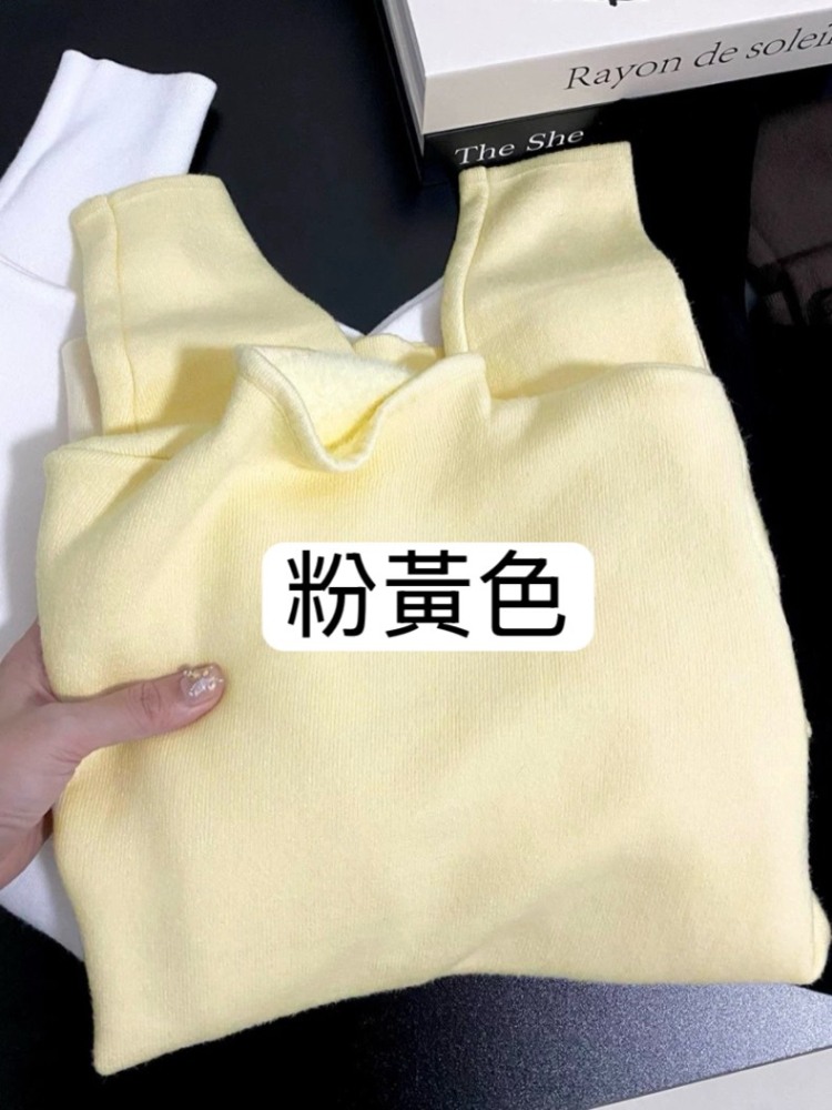 加絨款小立領針織舒適親膚上衣